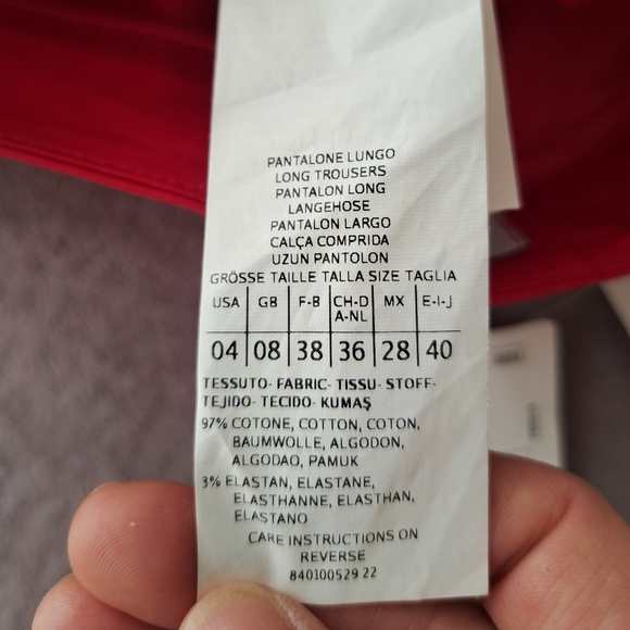 NWT Max Mara Red trousers - Picture 4 of 6